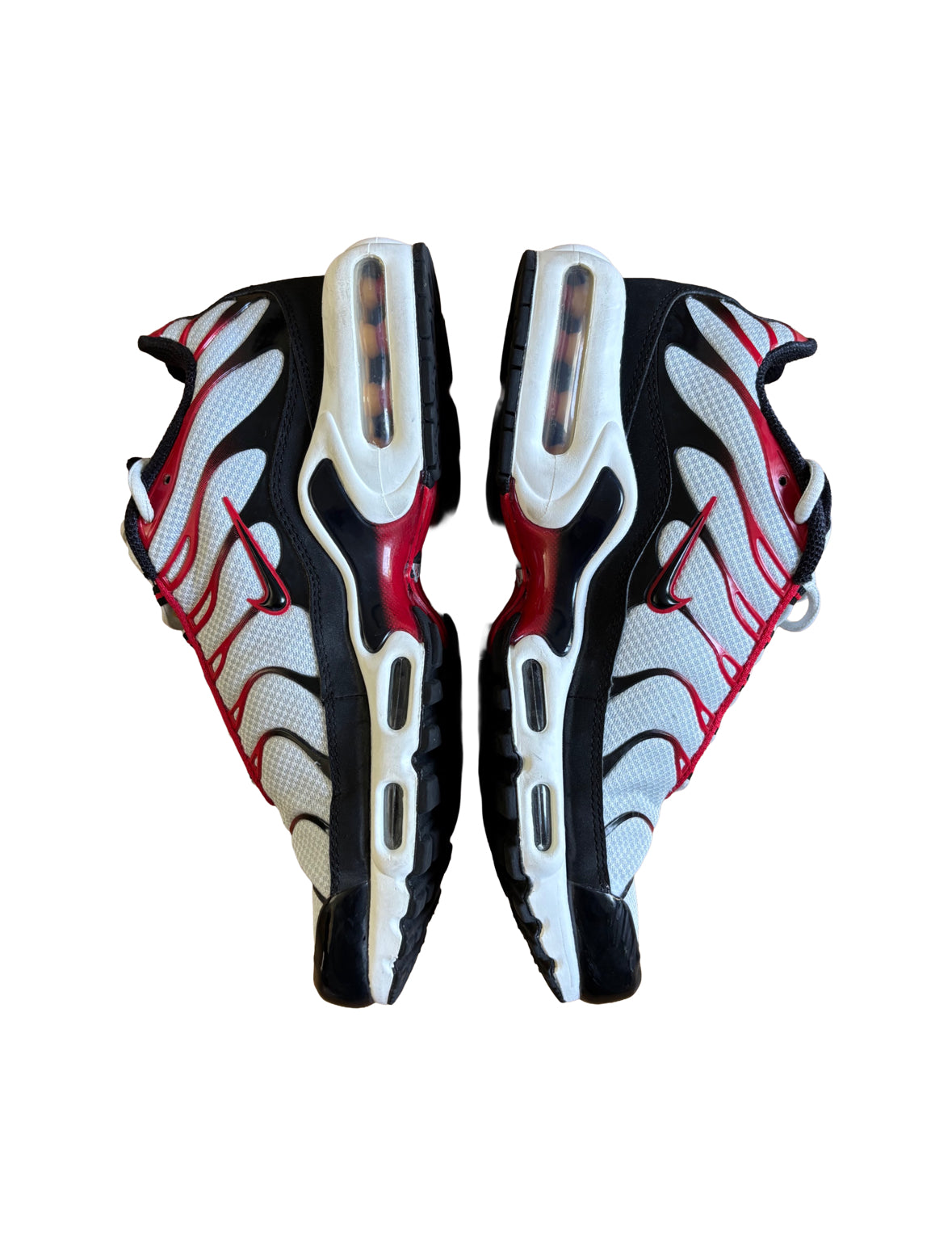 Nike Airmax TN Plus Trainers White / Red / Black UK 7.5