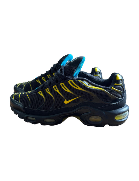 Nike Airmax TN Trainers Black / Yellow / Blue UK 6