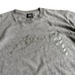 Stussy Grey Signature Graphic T-Shirt - Medium