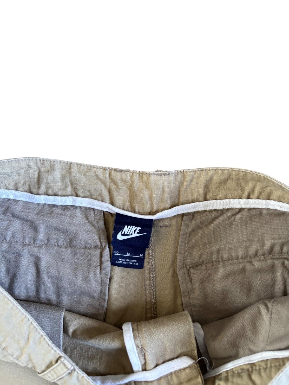 Nike Beige Cargo Shorts 30W Vintage Utility