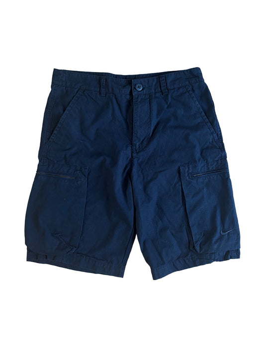 Vintage Nike Black Cargo Shorts - 30W