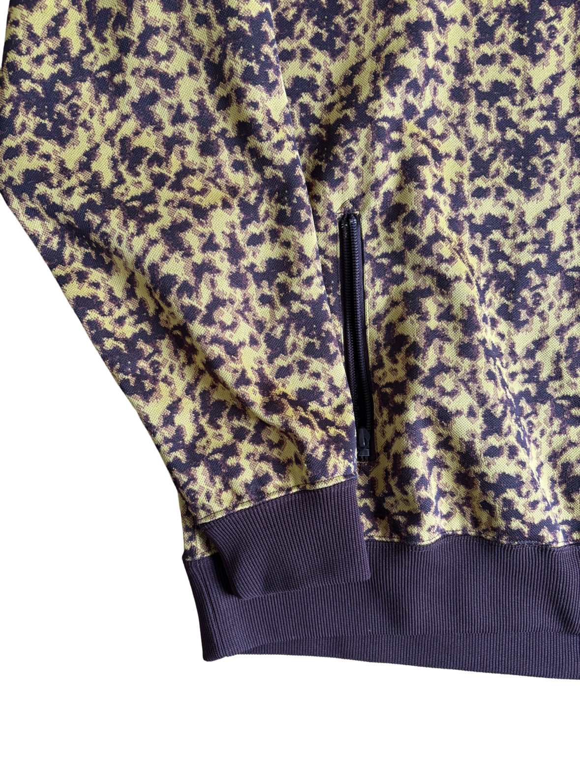 Needles Zip-Up Track Jacket Yellow / Brown - Xtra Large
