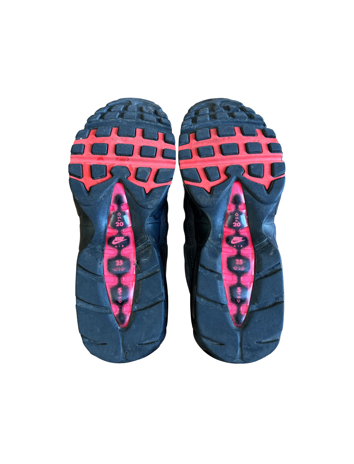 Nike Airmax 95 Trainer Black / Grey / Pink UK 8.5