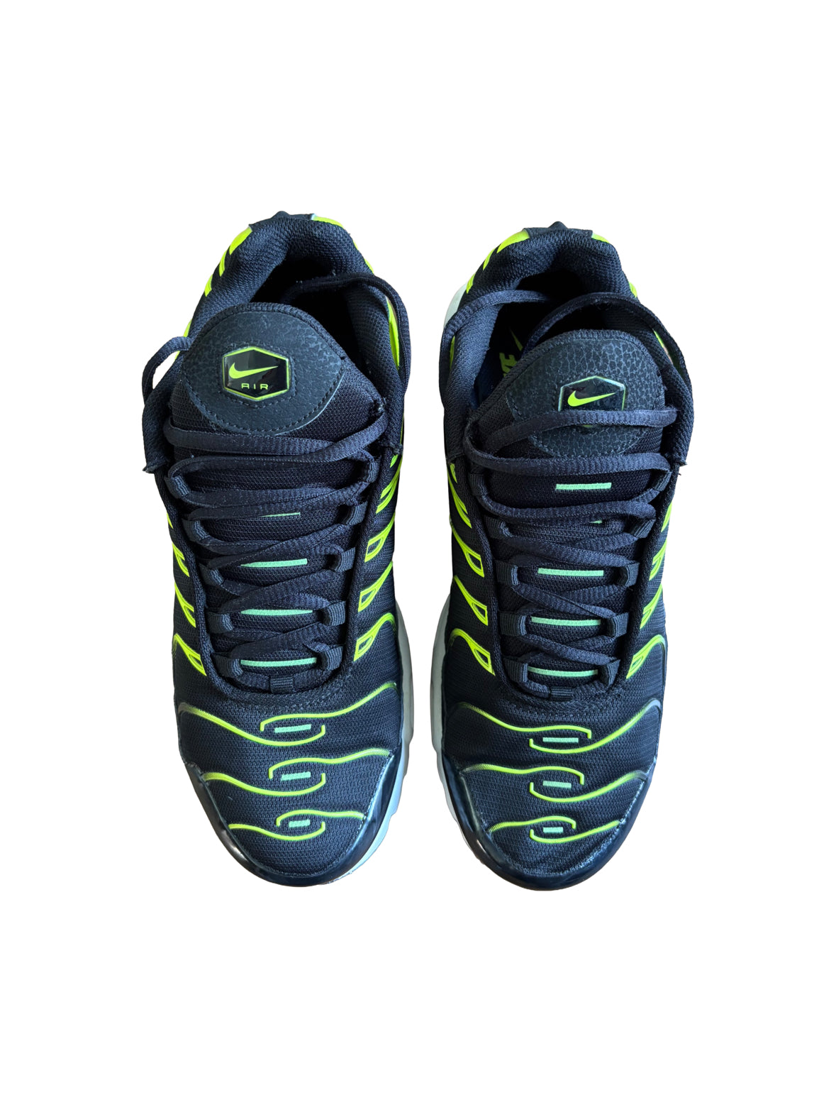 Nike Airmax Plus TN Black / Green UK 7.5