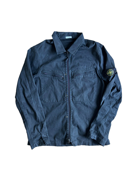 Vintage Stone Island Zip-Up Chore Jacket - Large