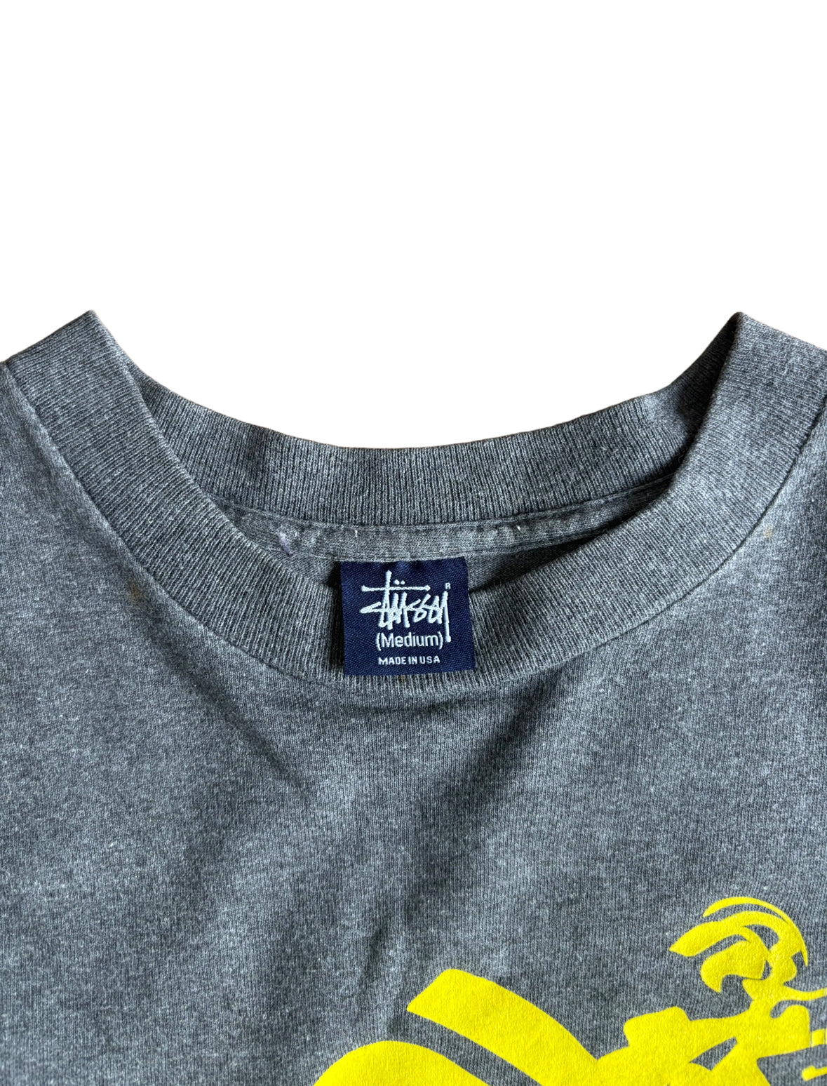 Stussy Motorcross Graphic Print T-Shirt - Medium