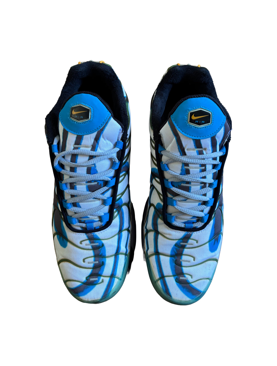 Nike Airmax TN Plus White / Blue / Green / Orange UK 10