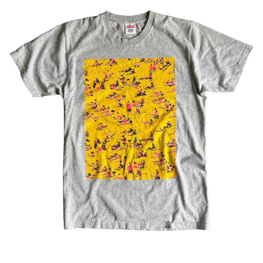 Supreme SS16 Beach Graphic T Shirt Grey M