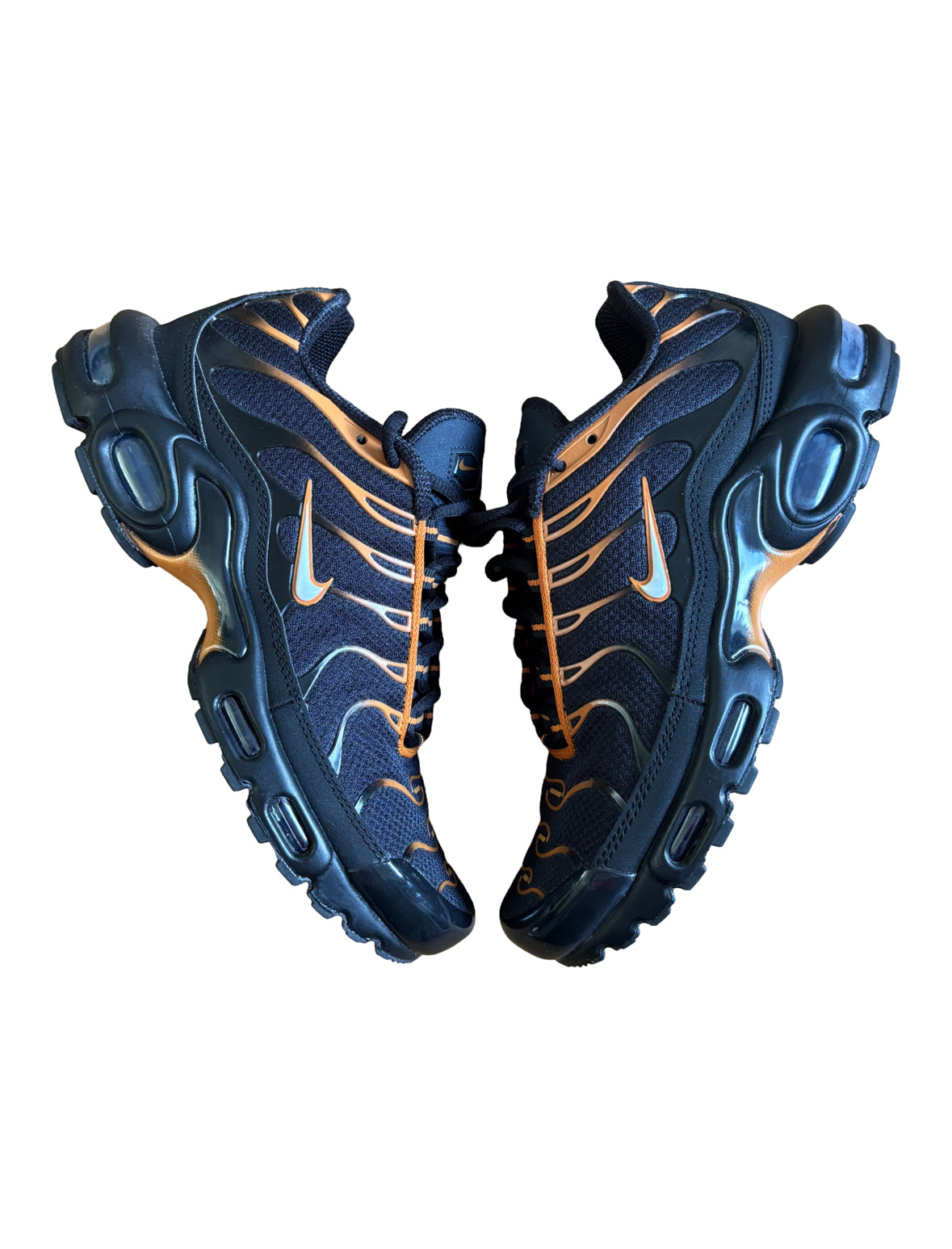 Nike Airmax TN Trainers Black / Orange UK 6.5