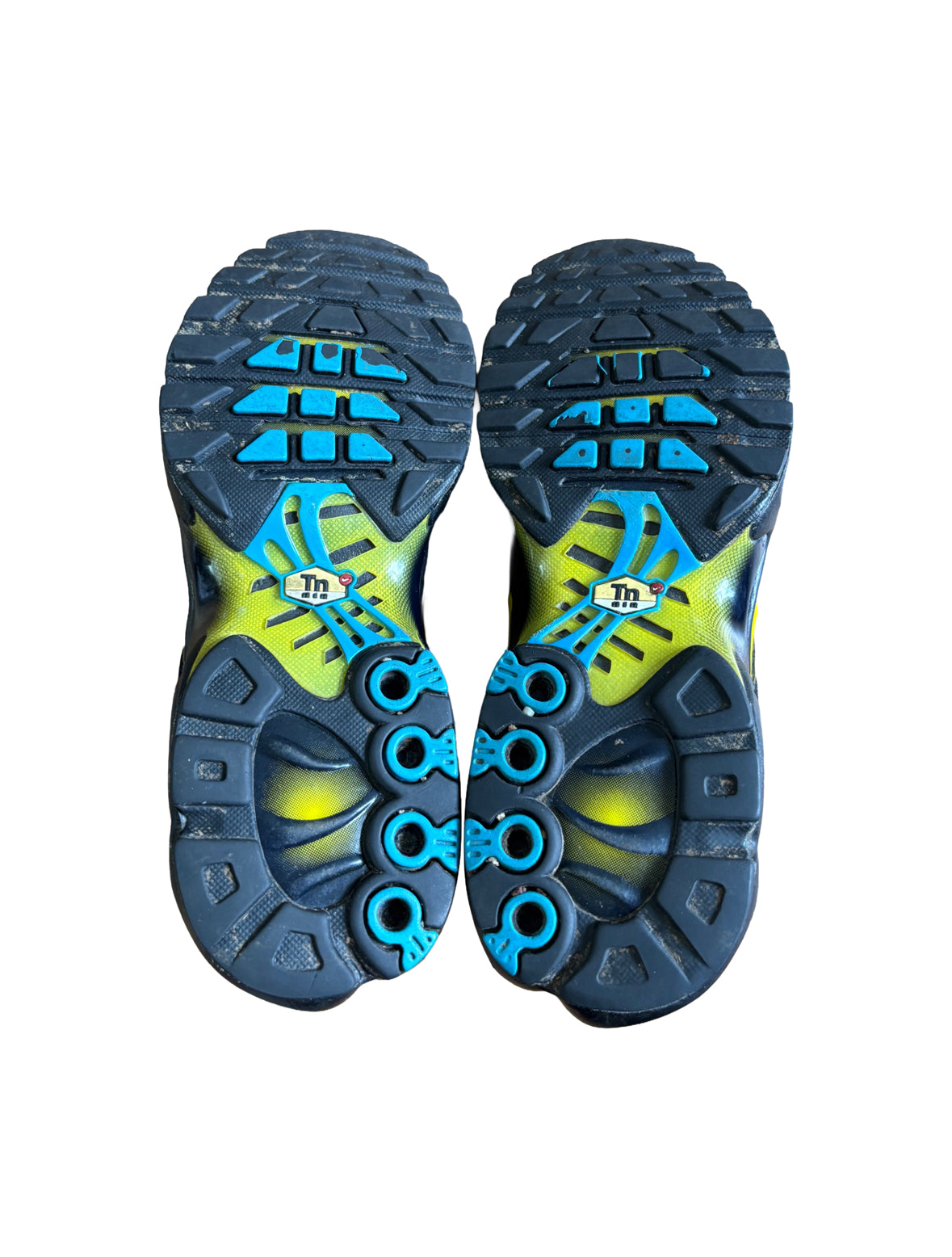 Nike Airmax TN Trainers Black / Yellow / Blue UK 6