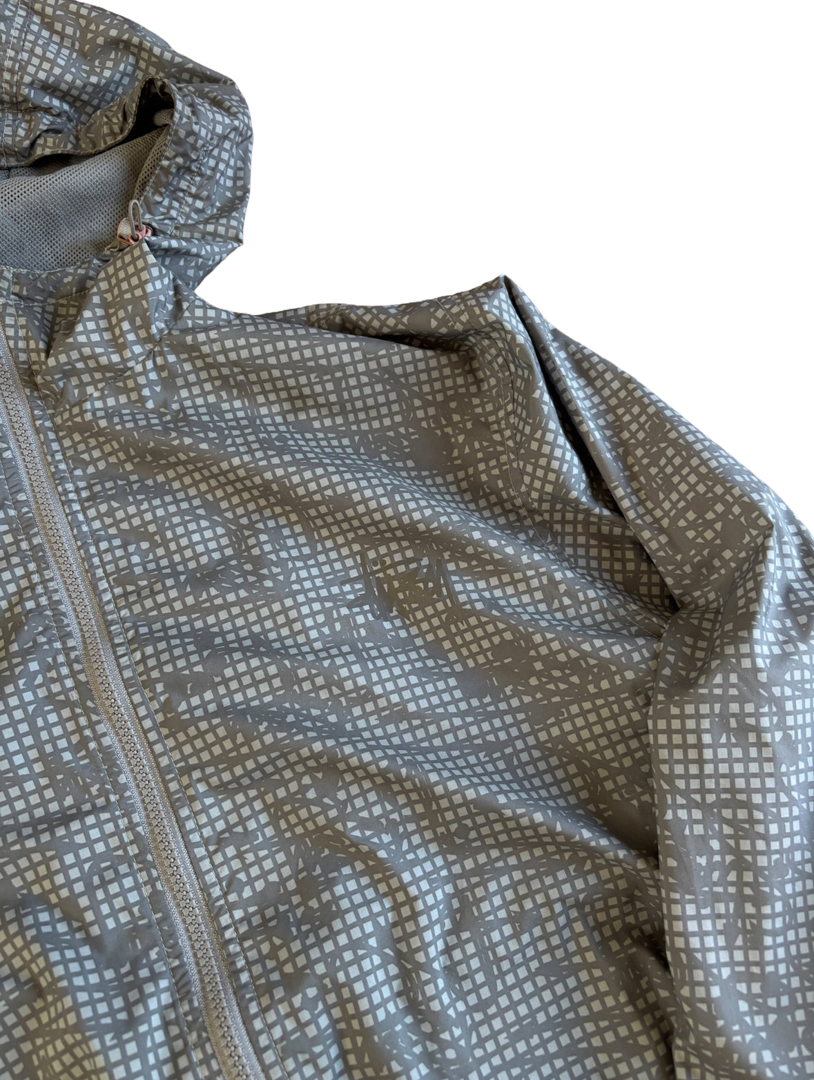 Stussy Grey Digicamo Windbreaker Jacket - Xtra Large