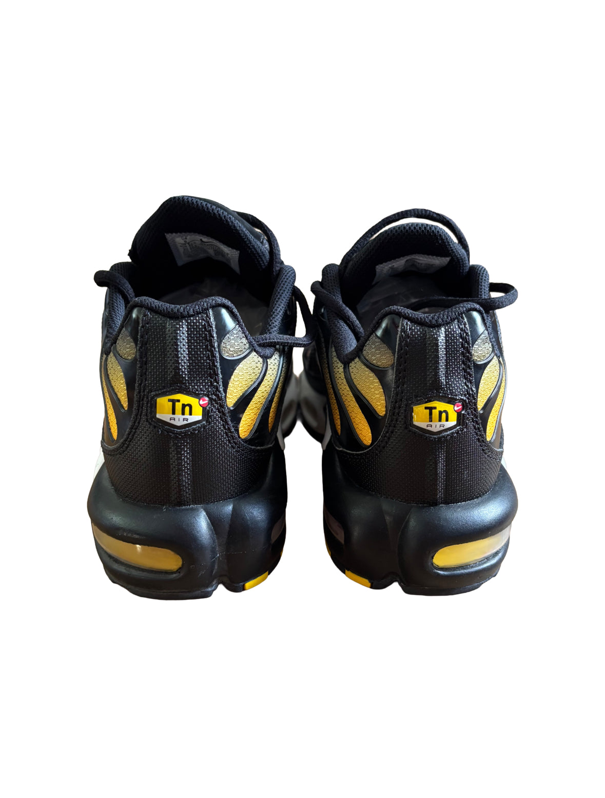 Nike Airmax TN Trainers Black / Yellow UK 8