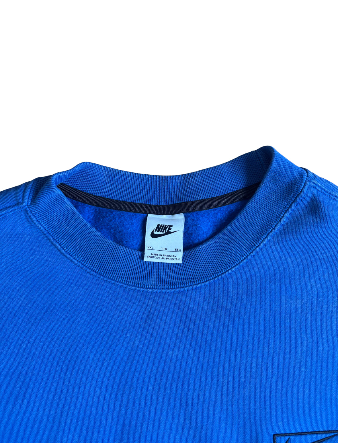 Stussy x Nike Crewneck Sweatshirt Blue / Acid Wash - XXL