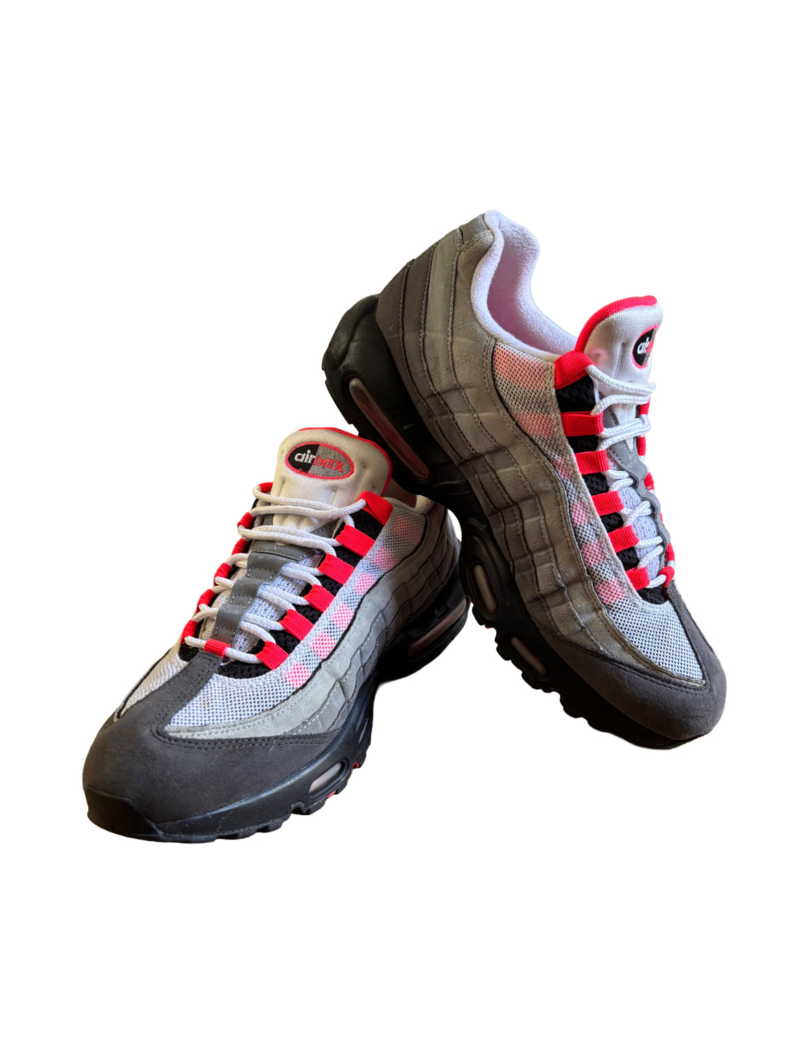 Nike Airmax 95 Trainer Black / Grey / Pink UK 8.5
