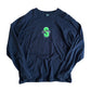 Stussy ‘Stussy International Corp’ Black / Green Long Sleeve T-Shirt - Large