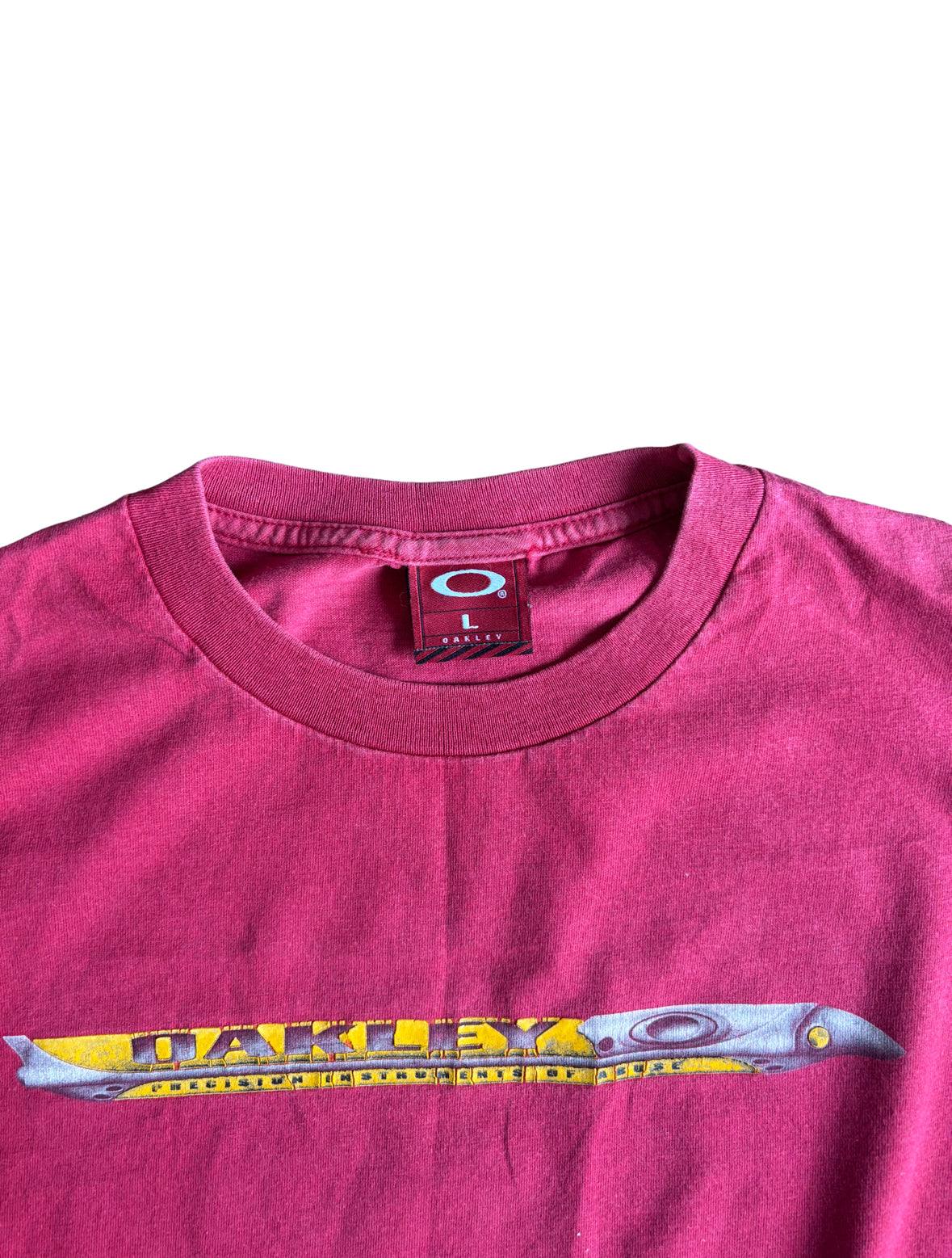 Vintage Oakley Graphic Print T-Shirt - Large