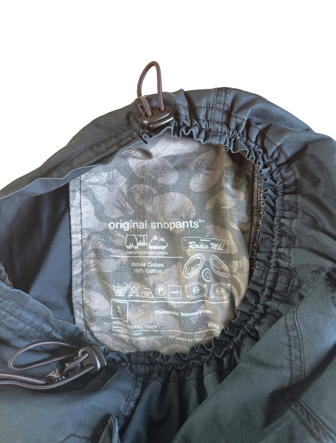 Maharishi Black / Pink Embroidered Snopants - Small