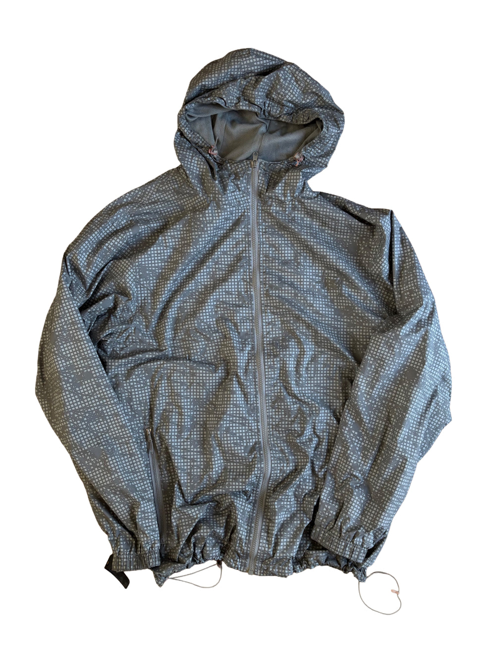 Stussy Grey Digicamo Windbreaker Jacket - Xtra Large