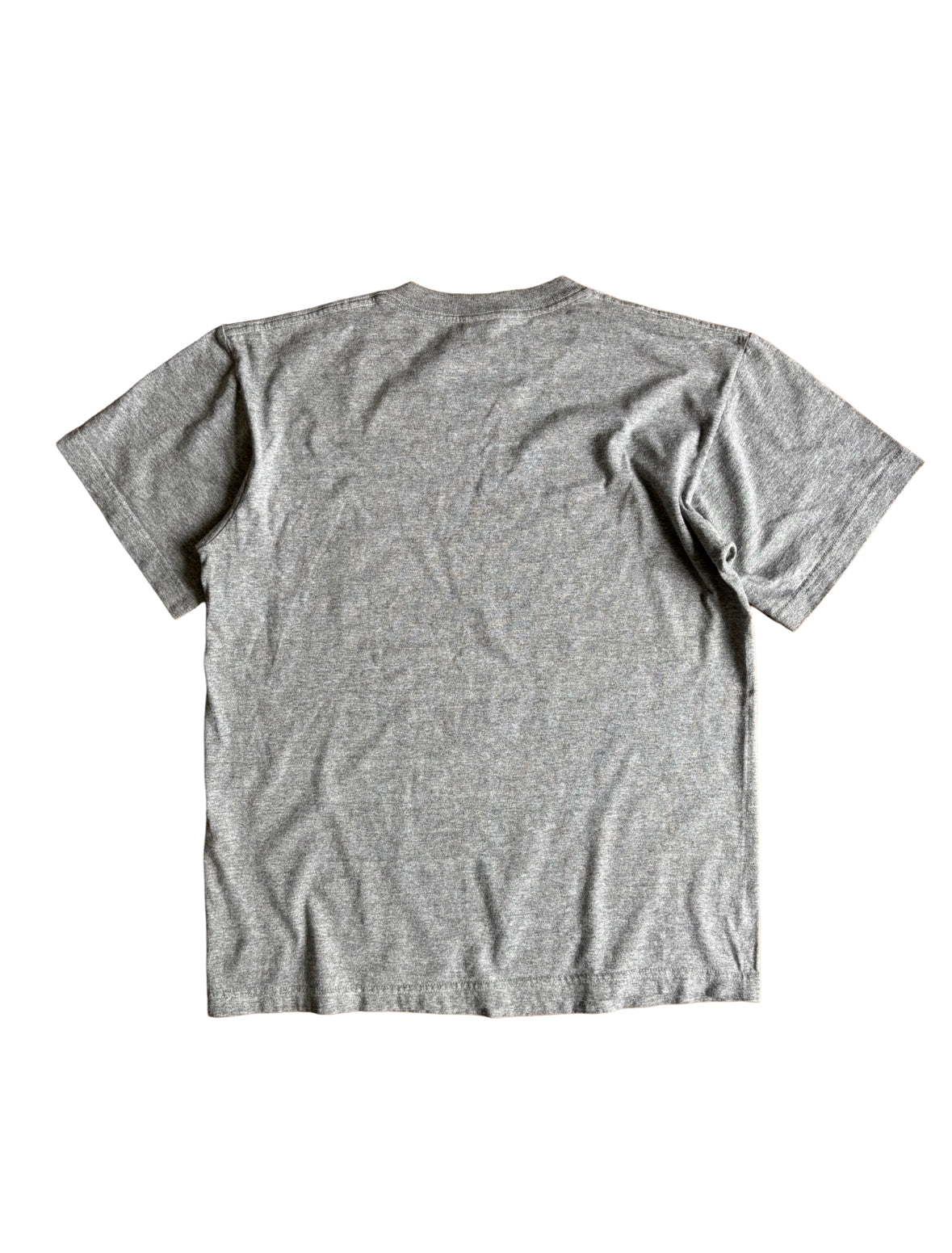 Stussy Grey Signature Graphic T-Shirt - Medium