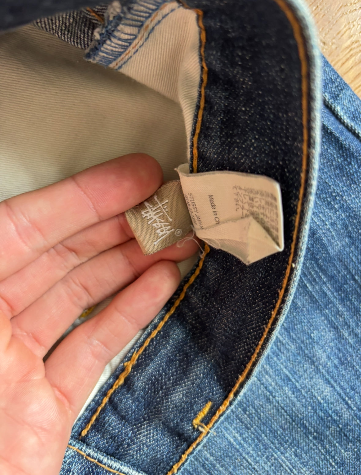 Stussy ‘Rough and Rugged’ Blue Denim Jeans - 30W 29L