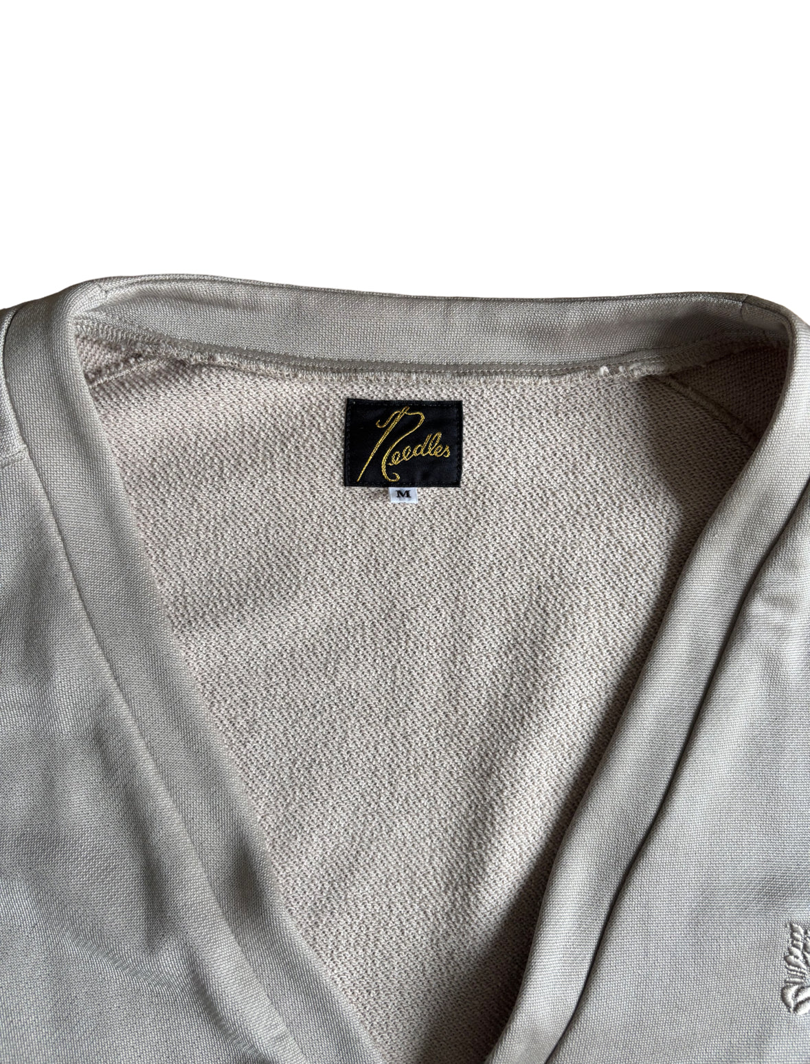 Needles V-Neck Cardigan Silver / Grey - Medium