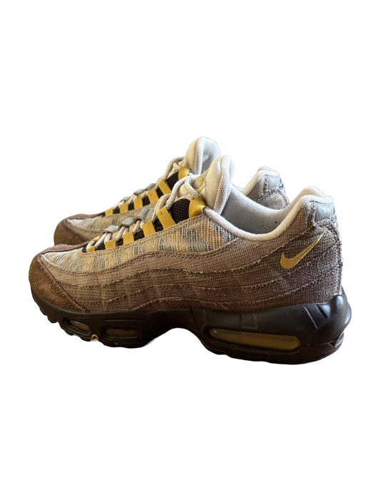 Nike Airmax 95 Trainers Black / Grey / Yellow UK 7