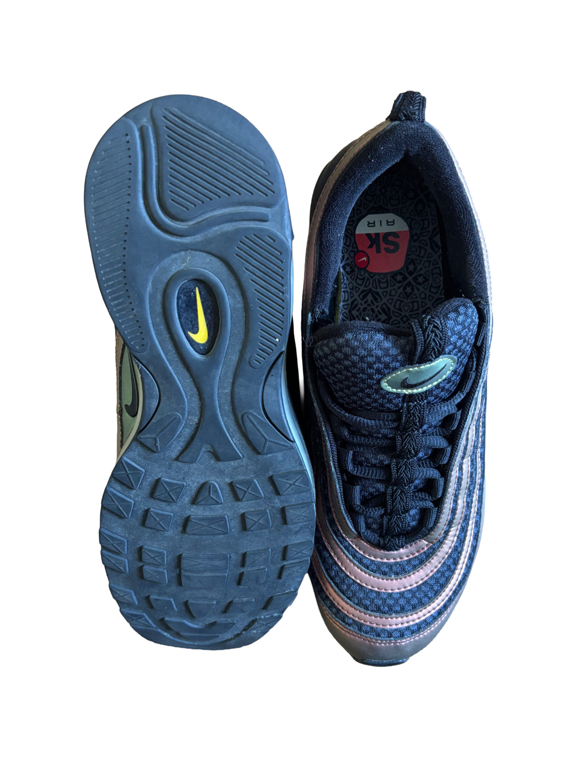 Nike x SK Air 97 Metallic Gold Trainers UK 7.5