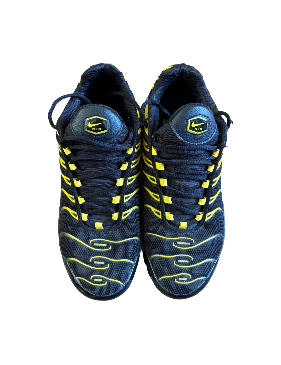 Nike Airmax TN Trainers Black / Yellow UK 9
