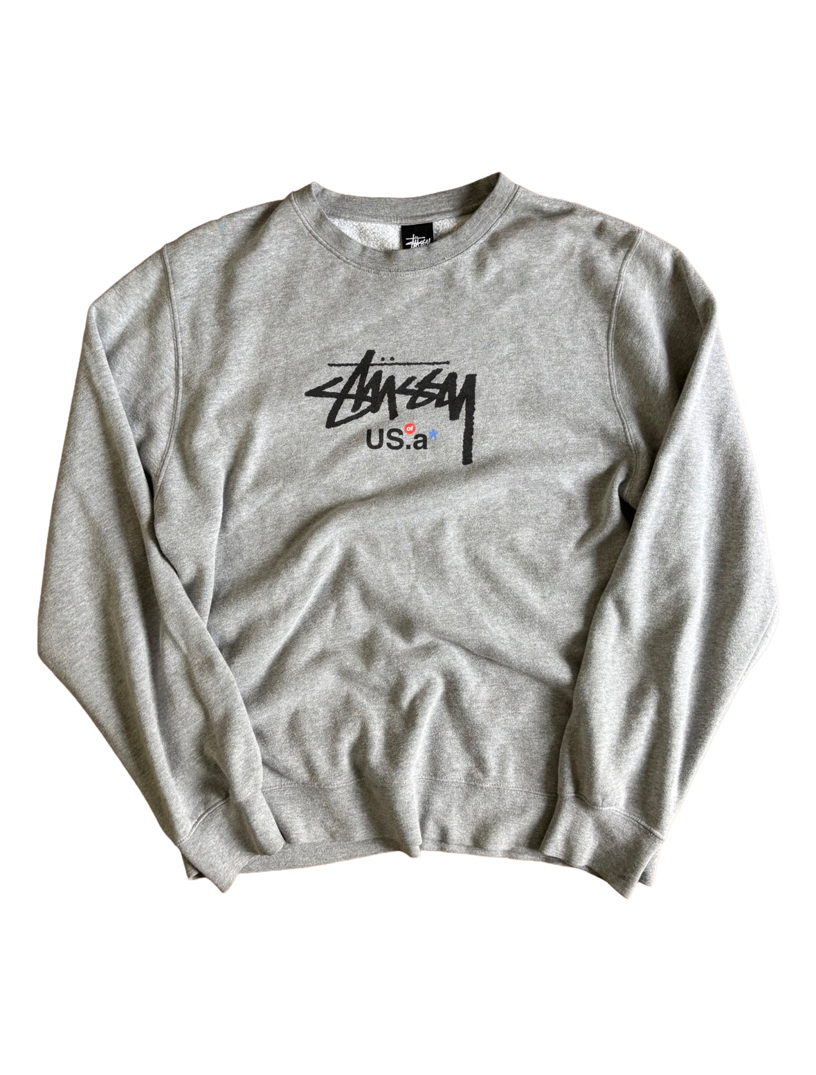 Stussy ‘US of A’ Graphic Sweatshirt - Large
