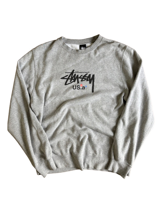 Stussy ‘US of A’ Graphic Sweatshirt - Large