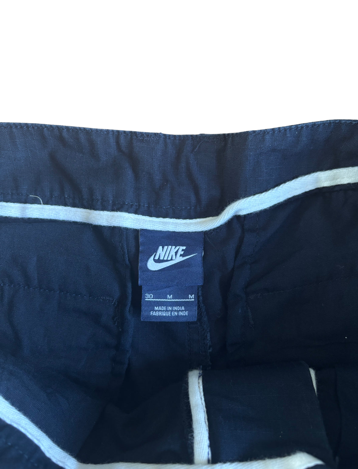 Vintage Nike Black Cargo Shorts - 30W