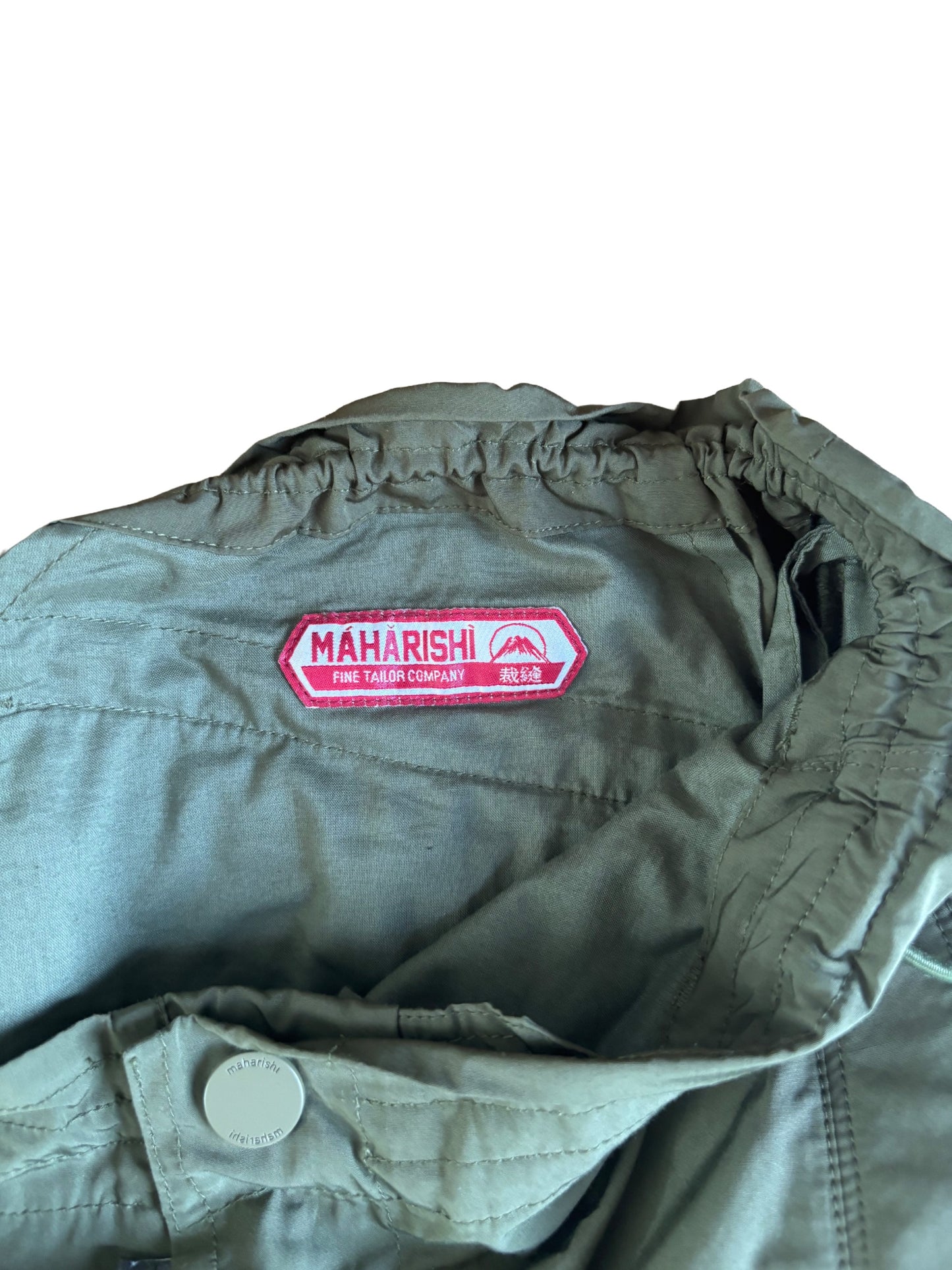 Maharishi Olive Embroidered Snopants - Large