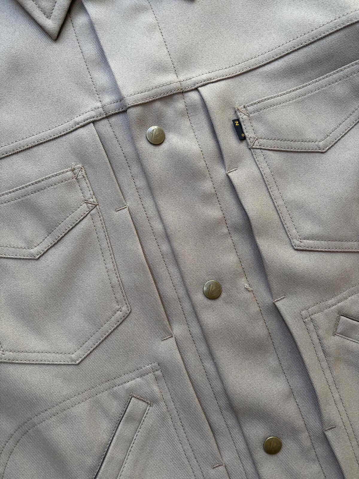Needles Work Jacket Beige Snap Button Overshirt M