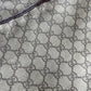 Gucci GG Monogram Canvas Shoulder Bag Beige Brown