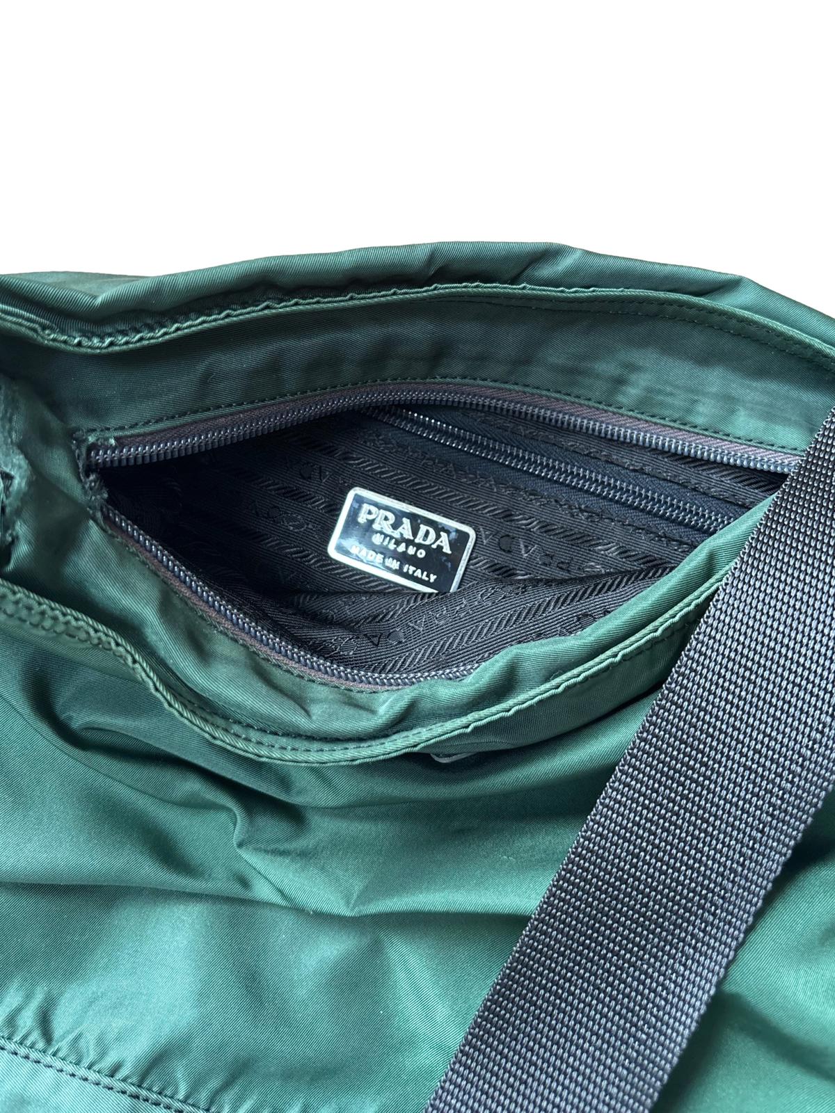 Prada Nylon Crossbody Shoulder Bag – Green