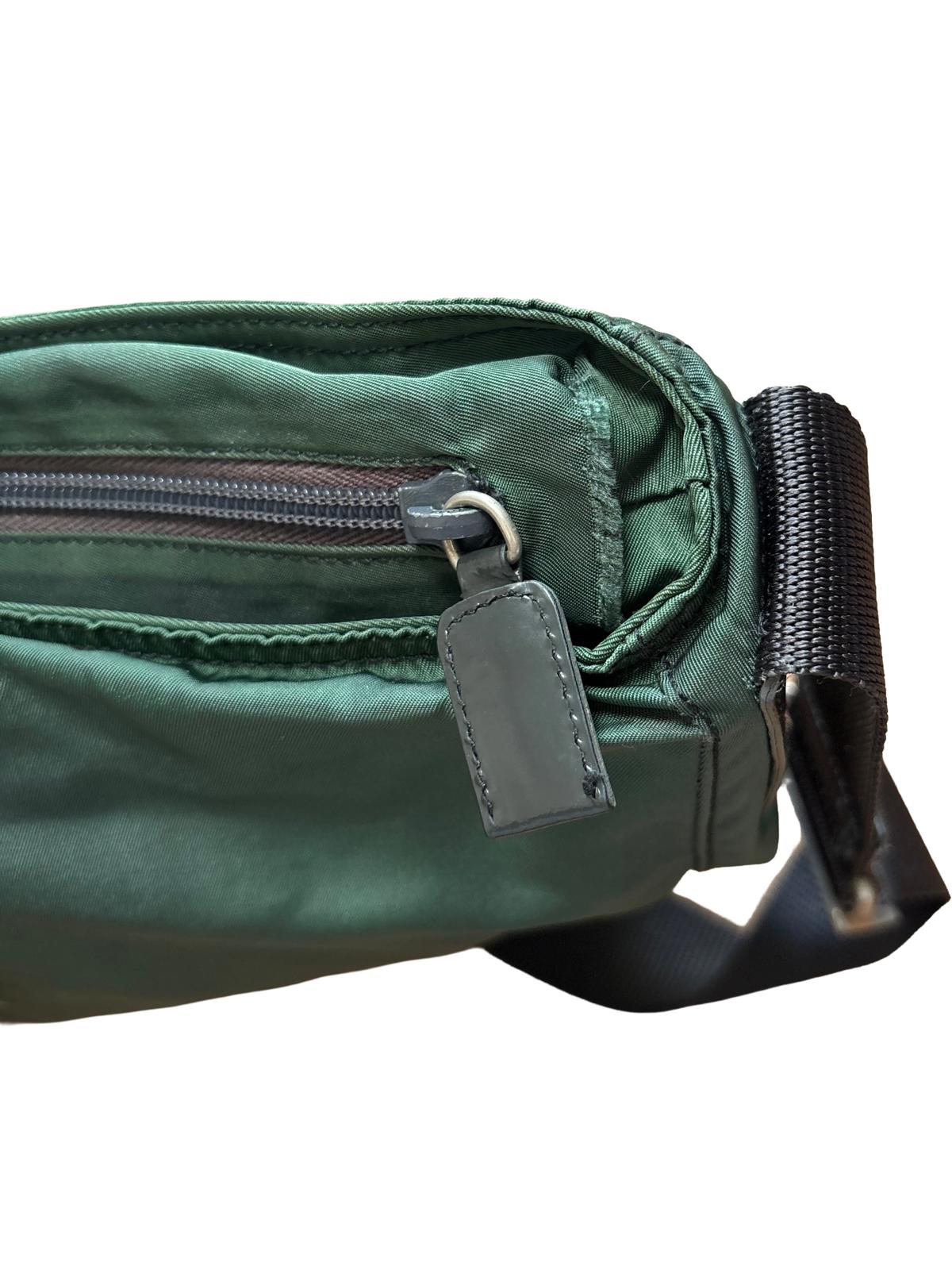 Prada Nylon Crossbody Shoulder Bag – Green