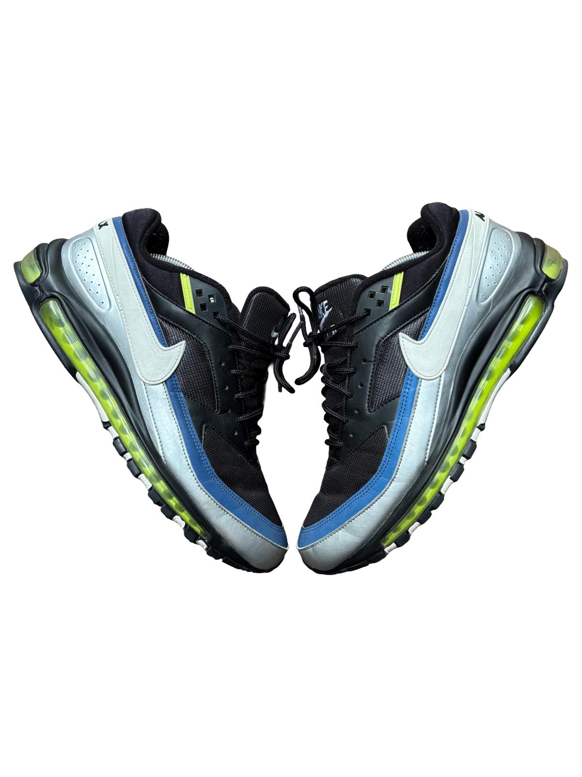 Nike Air Max 97 BW Metallic Silver Black White Volt