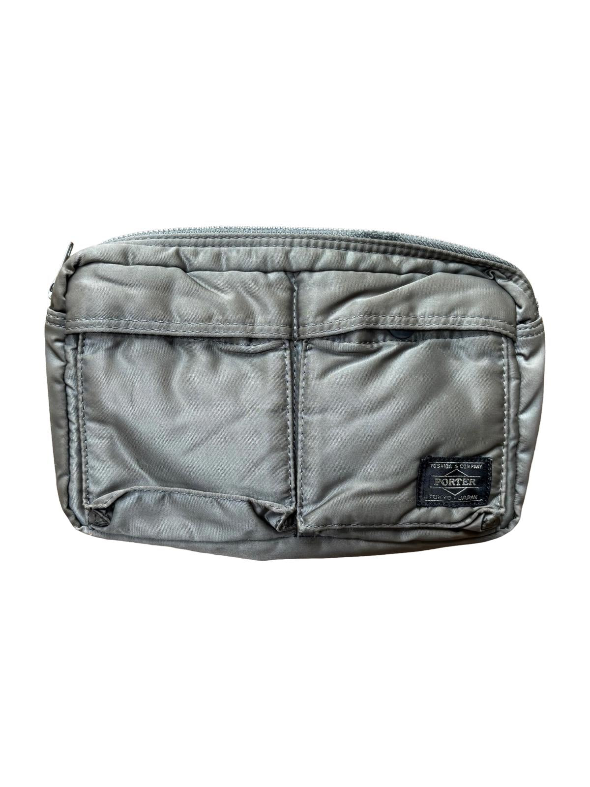 Porter Yoshida & Co Tanker Waist Bag Sage Grey