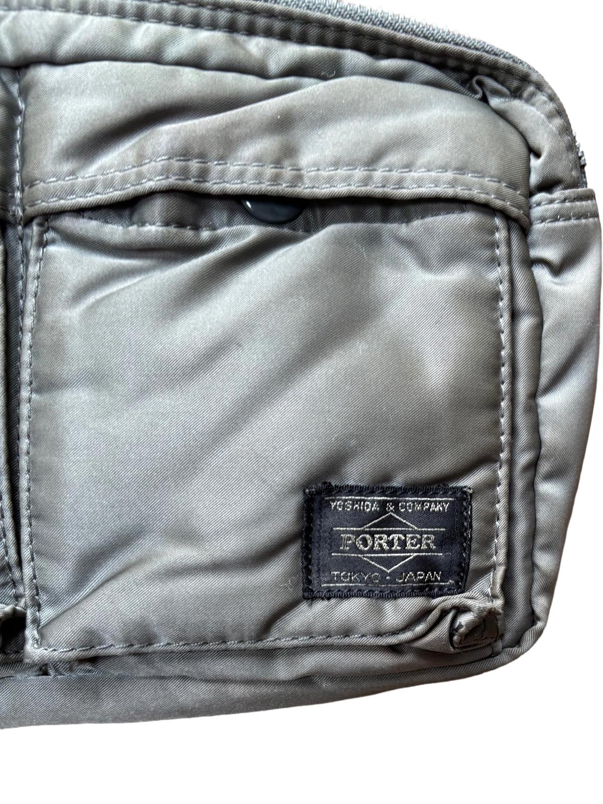 Porter Yoshida & Co Tanker Waist Bag Sage Grey
