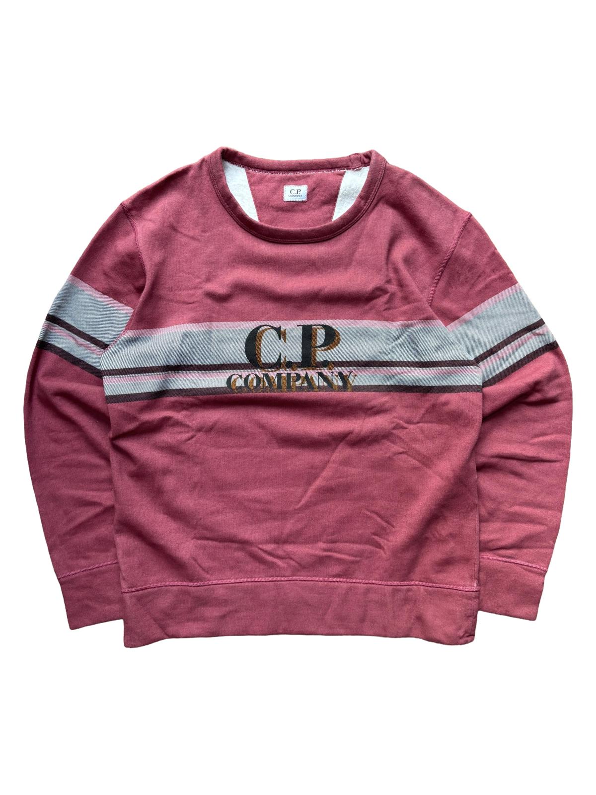 Vintage CP Company Sweatshirt Burgundy Medium
