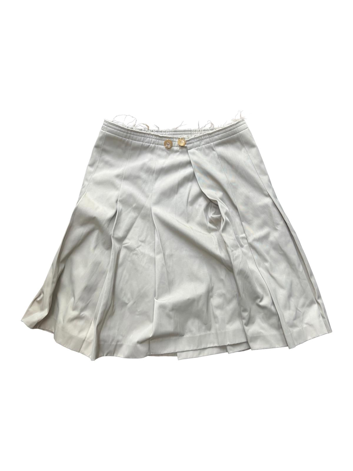Yohji Yamamoto Skirt Beige UK 10
