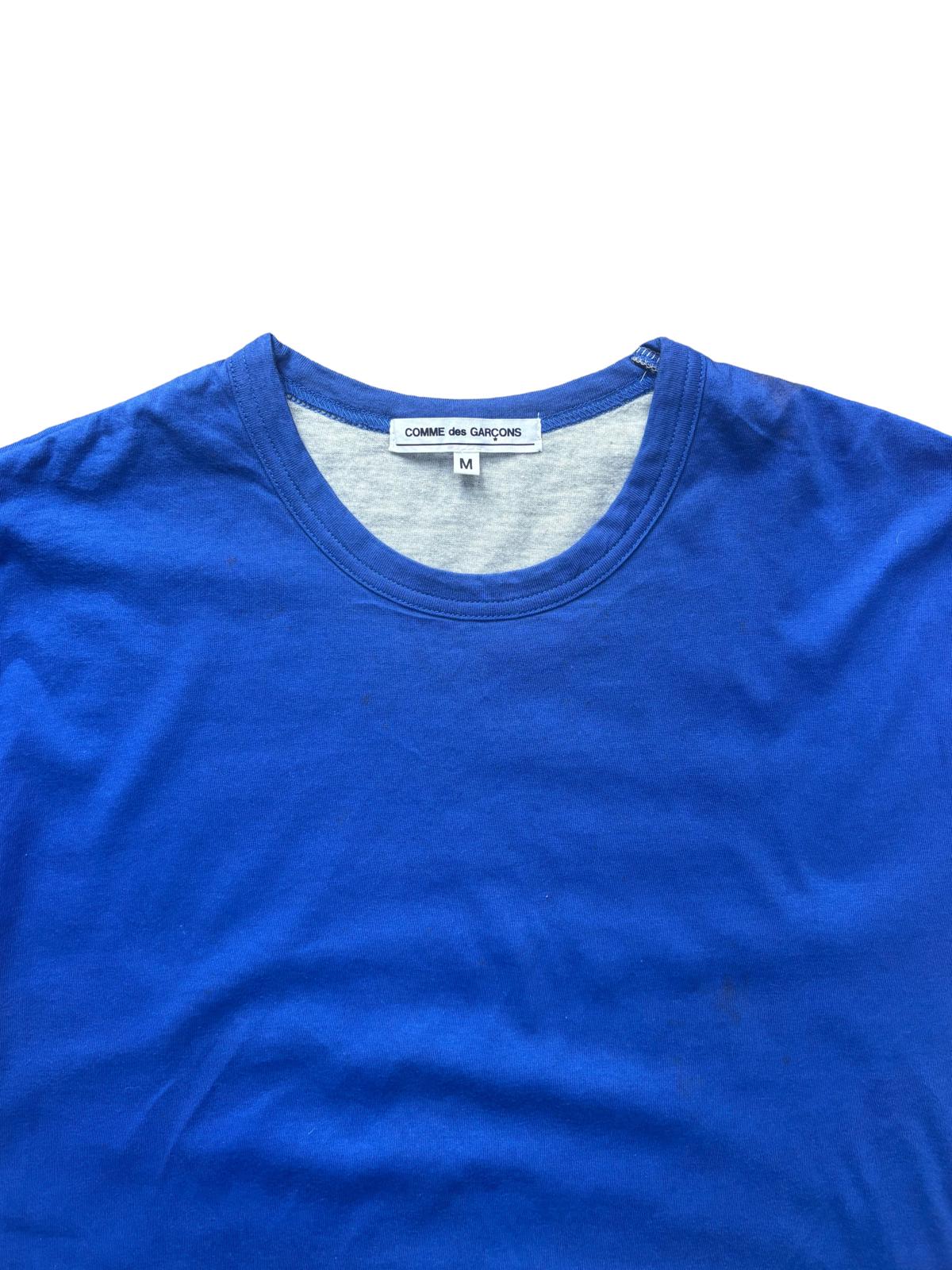 Comme des Garçons T Shirt Blue Purple Medium Japan
