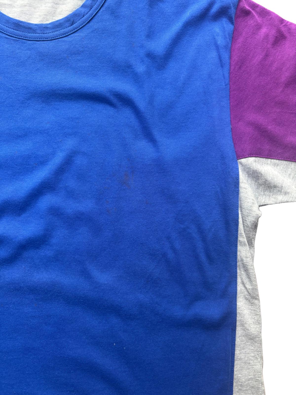 Comme des Garçons T Shirt Blue Purple Medium Japan