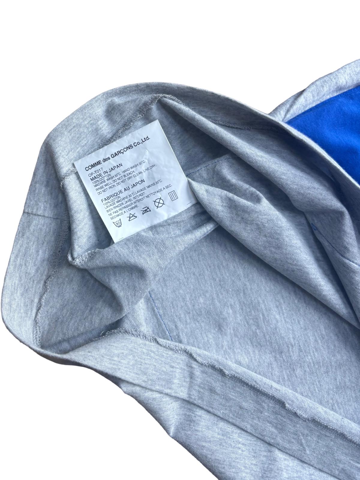 Comme des Garçons T Shirt Blue Purple Medium Japan