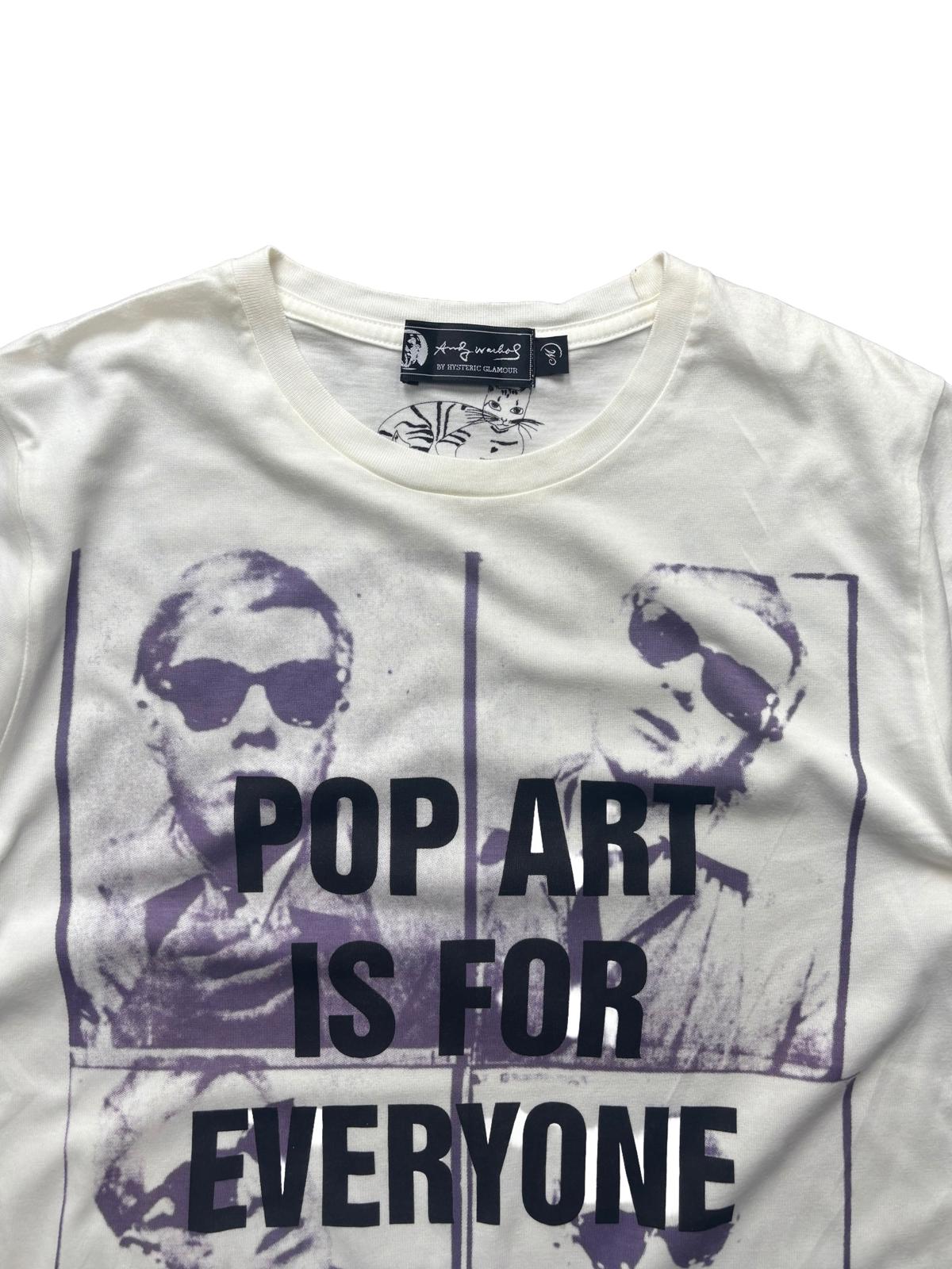Hysteric Glamour x Andy Warhol Pop Art Tee M