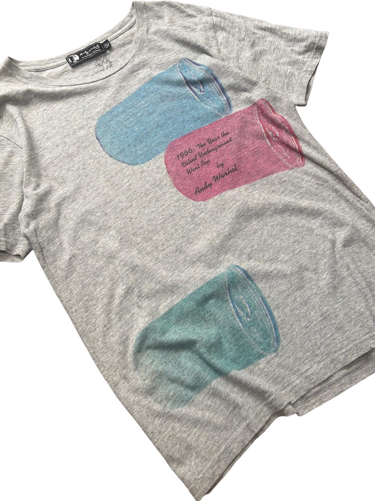 Hysteric Glamour Andy Warhol T Shirt Grey Small