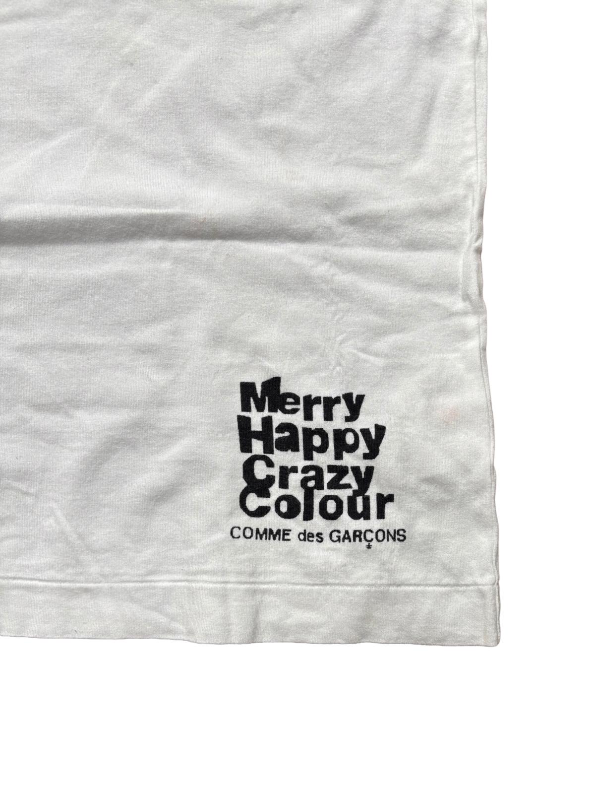 Comme des Garçons Merry Happy Crazy Colour T Shirt White S
