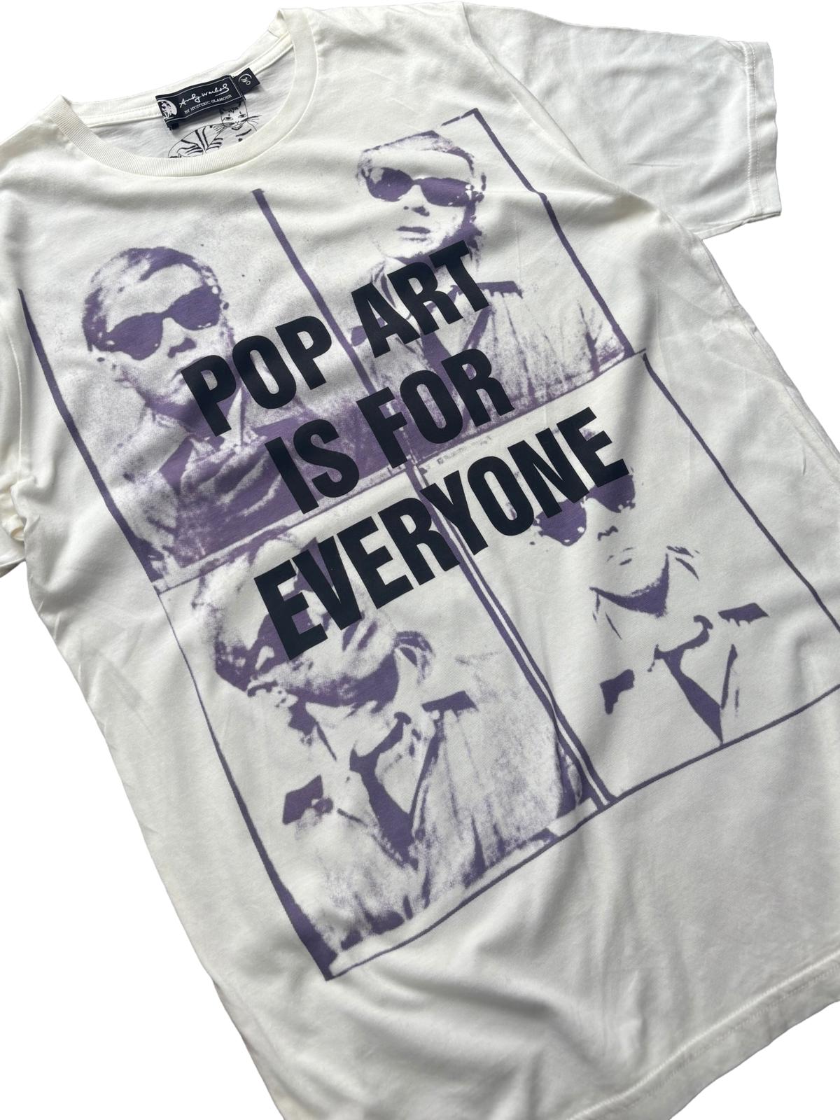 Hysteric Glamour x Andy Warhol Pop Art Tee M