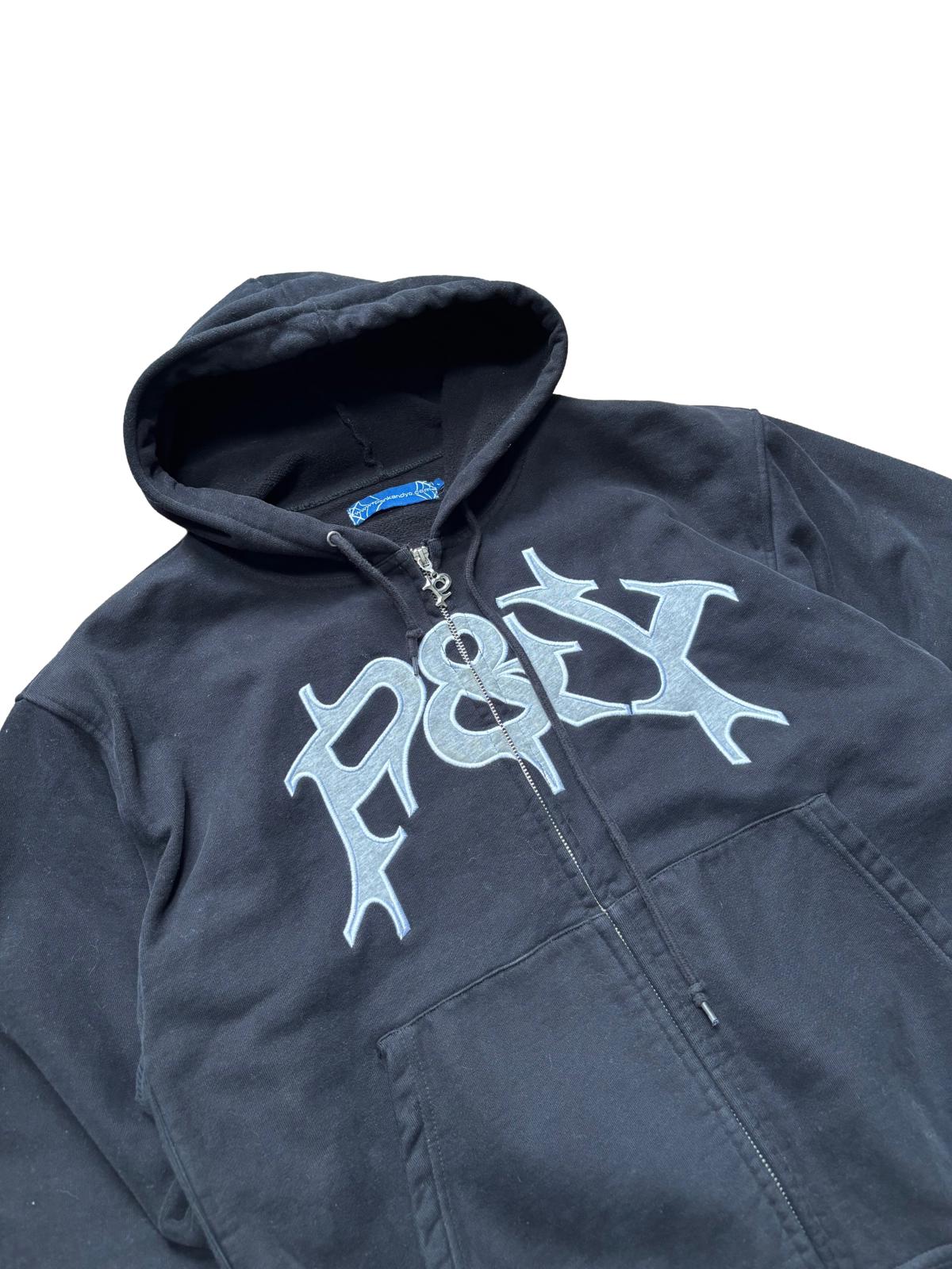 Punkandyo Zip Hoodie Black Large