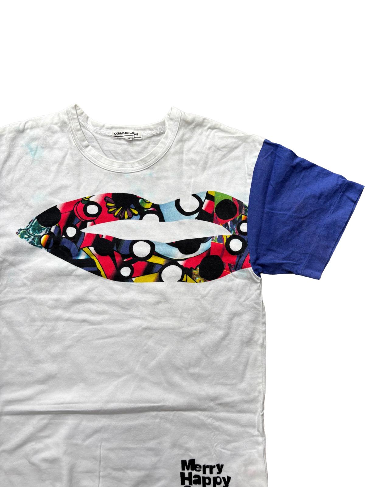 Comme des Garcons Graphic T Shirt White Small